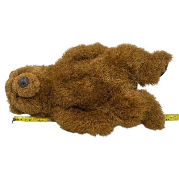 RUSS Kodiak Brown Bear Soft Pets Realistic Plush Faux Leather Nose - Picture 3 of 7